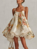 Clementine | Floral mini dress with slim straps