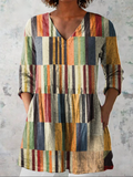 Sylvie | Longline V-neck blouse