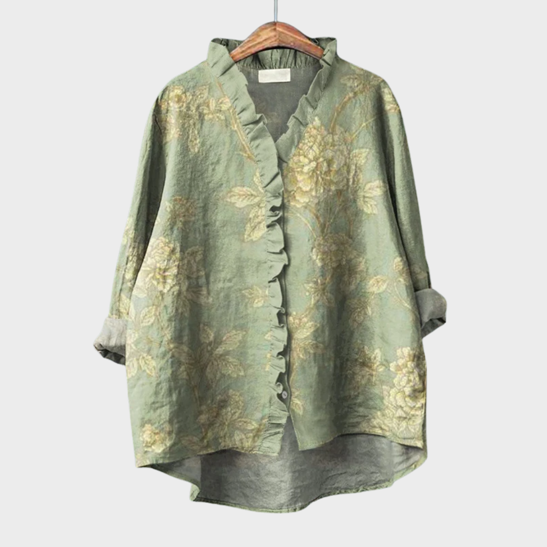 Morwenna | Elegant printed blouse