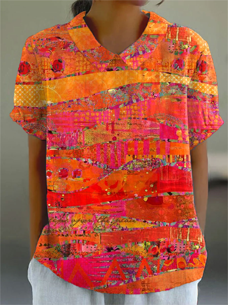 Effie | Abstract-print shirt